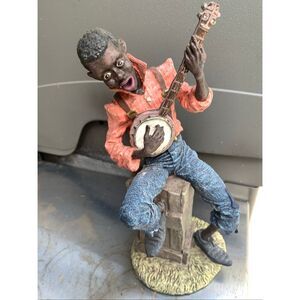 Early American USA Banjo Man